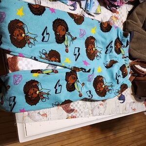 Colorful Cartoon Character Pajama Set